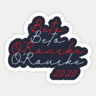 Beto O'Rourke for President 2020. Sticker